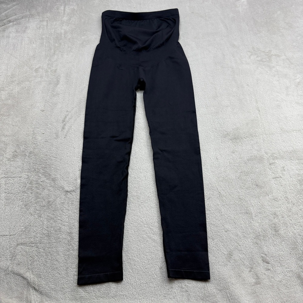 Belly Bandit Mother Tuckers Maternity Leggings Women's S Black Over The Belly